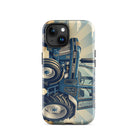 The Tractor Mugs Store iPhone 15 Ford 6810 2WD | Art Deco Tough Case for iPhone® Quality Farmers Merch