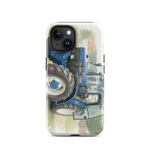 The Tractor Mugs Store iPhone 15 Ford 7840 Watercolor | Tough Case for iPhone® Quality Farmers Merch