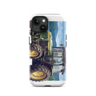The Tractor Mugs Store iPhone 15 John Deere 3050 | Splash Art Tough Case for iPhone® Quality Farmers Merch