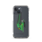 The Tractor Mugs Store iPhone 15 John Deere X9 1100 Combine | Clear Case for iPhone® Quality Farmers Merch