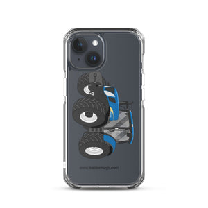 The Tractor Mugs Store iPhone 15 New Holland The 7040-1 | Clear Case for iPhone® Quality Farmers Merch