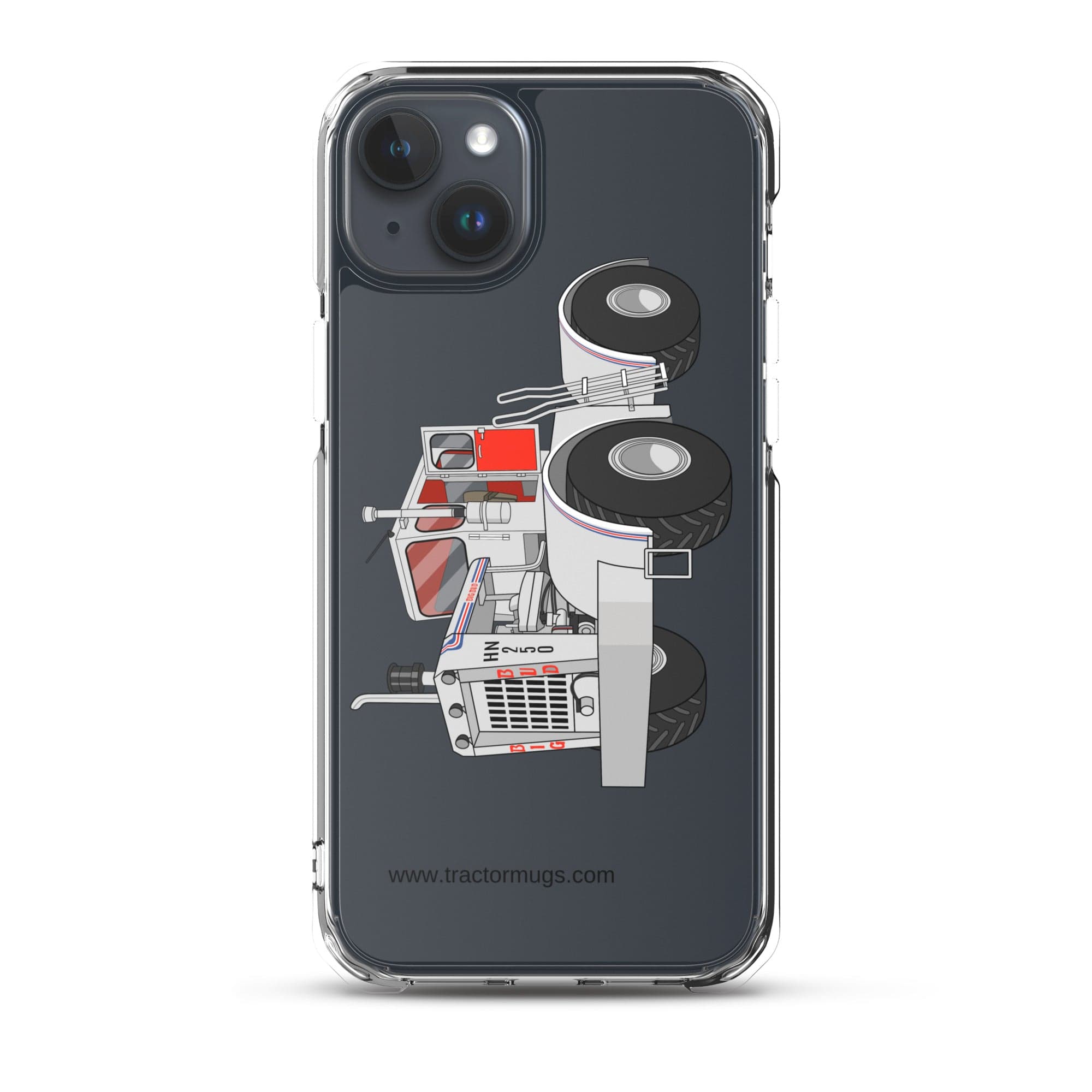 The Tractor Mugs Store iPhone 15 Plus Big Bud Tractor | Clear Case for iPhone® Quality Farmers Merch