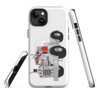 The Tractor Mugs Store iPhone 15 Plus Big Bud Tractor | MagSafe® tough case for iPhone® Quality Farmers Merch