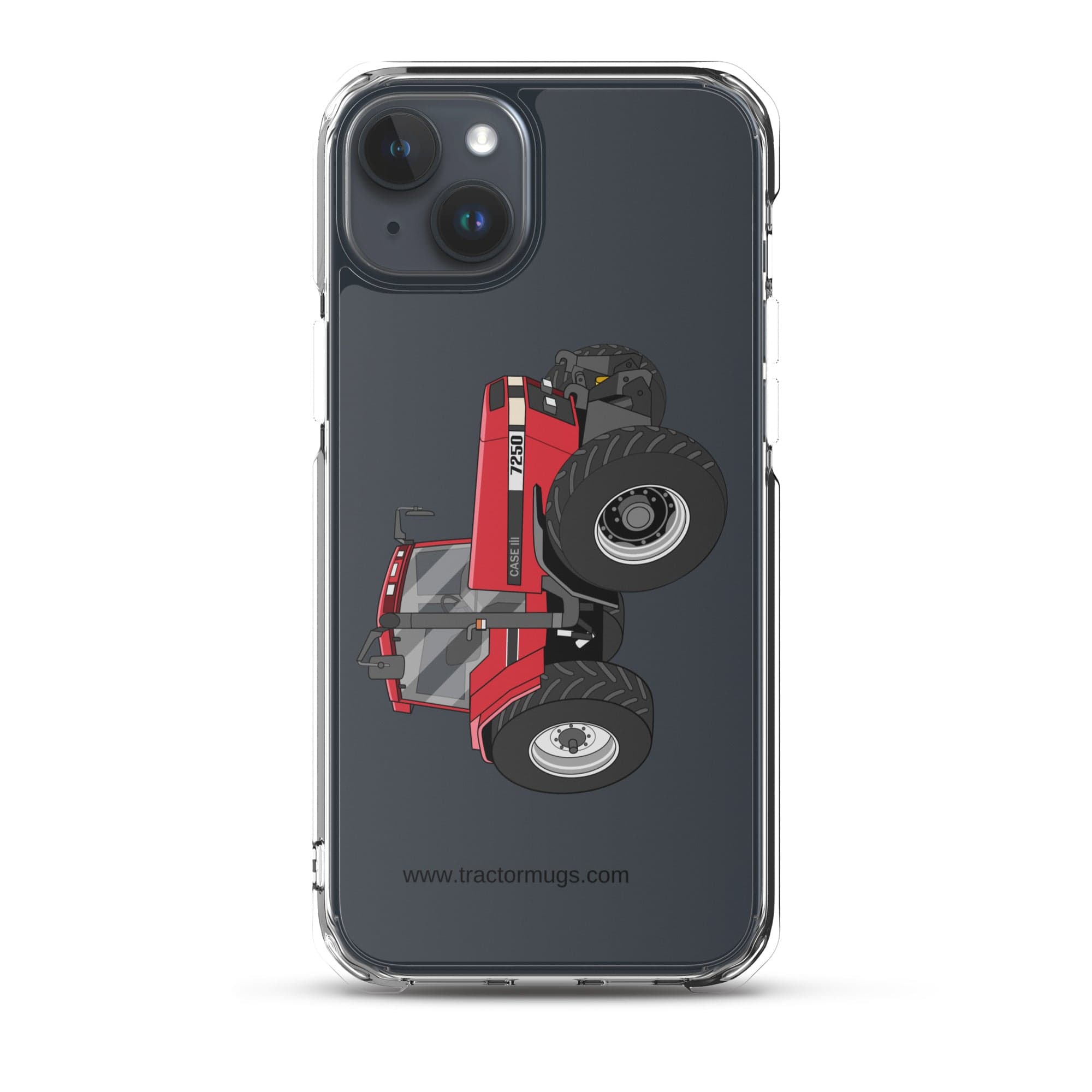The Tractor Mugs Store iPhone 15 Plus Case IH 7250   |  Clear Case for iPhone® Quality Farmers Merch