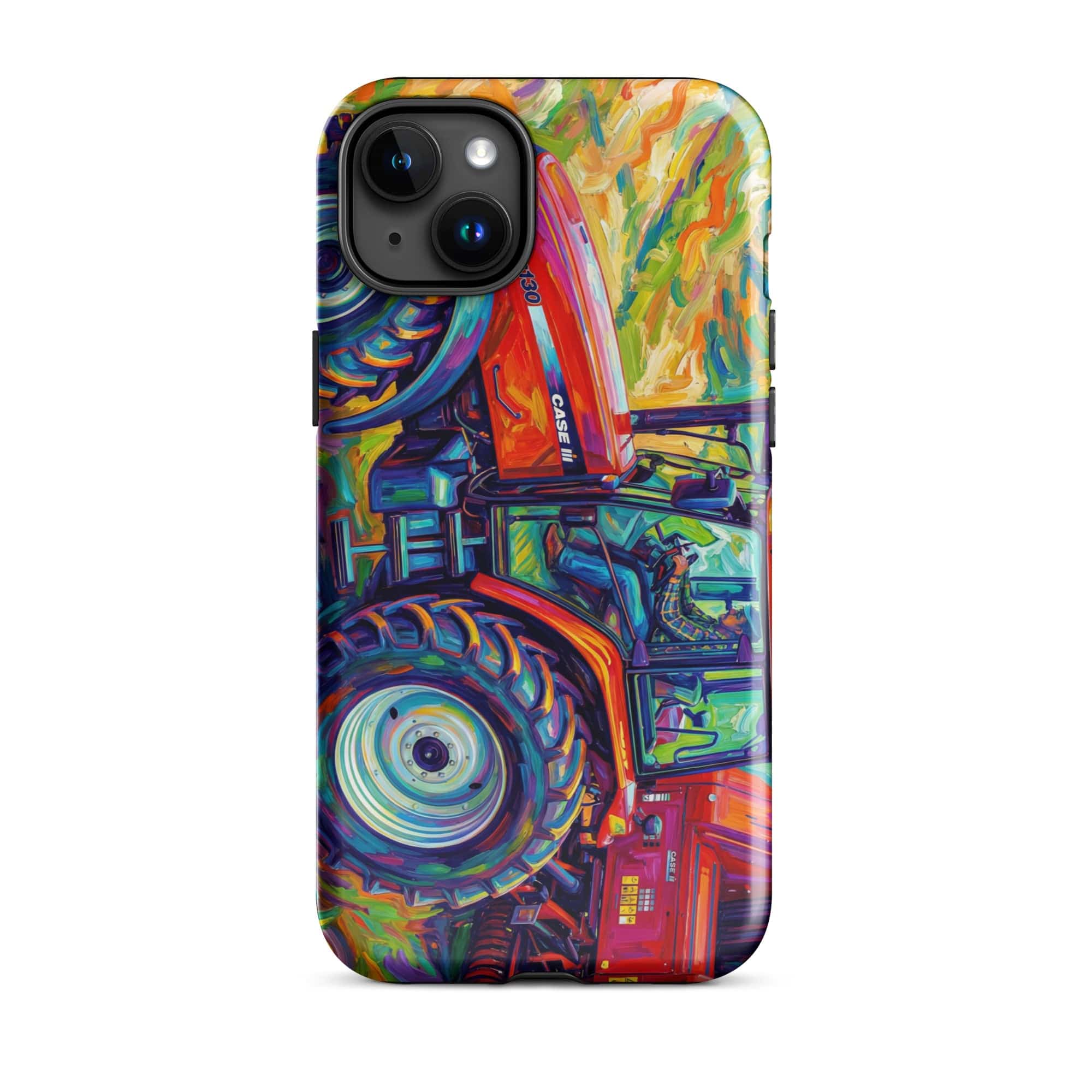 The Tractor Mugs Store iPhone 15 Plus CASE MX 130 | Splash Art Tough Case for iPhone® Quality Farmers Merch