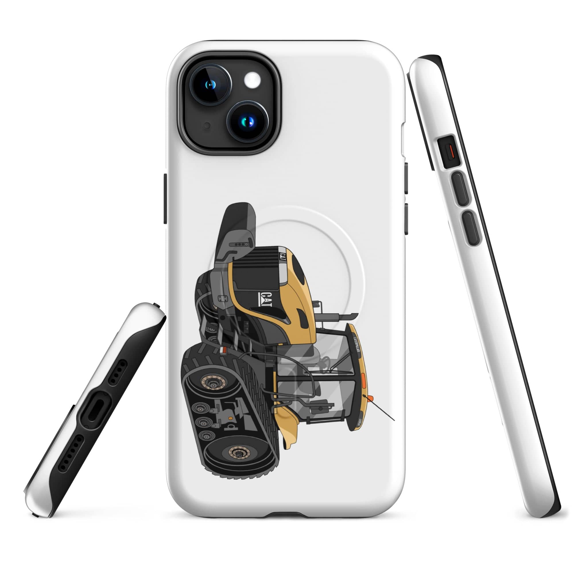The Tractor Mugs Store iPhone 15 Plus Challenger NT765A Crawler | MagSafe® tough case for iPhone® Quality Farmers Merch