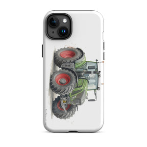 The Tractor Mugs Store iPhone 15 Plus Fendt 930 Vario S4 Watercolor | Tough Case for iPhone® Quality Farmers Merch