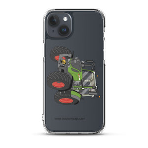 The Tractor Mugs Store iPhone 15 Plus Fendt Vario 313 | Clear Case for iPhone® Quality Farmers Merch