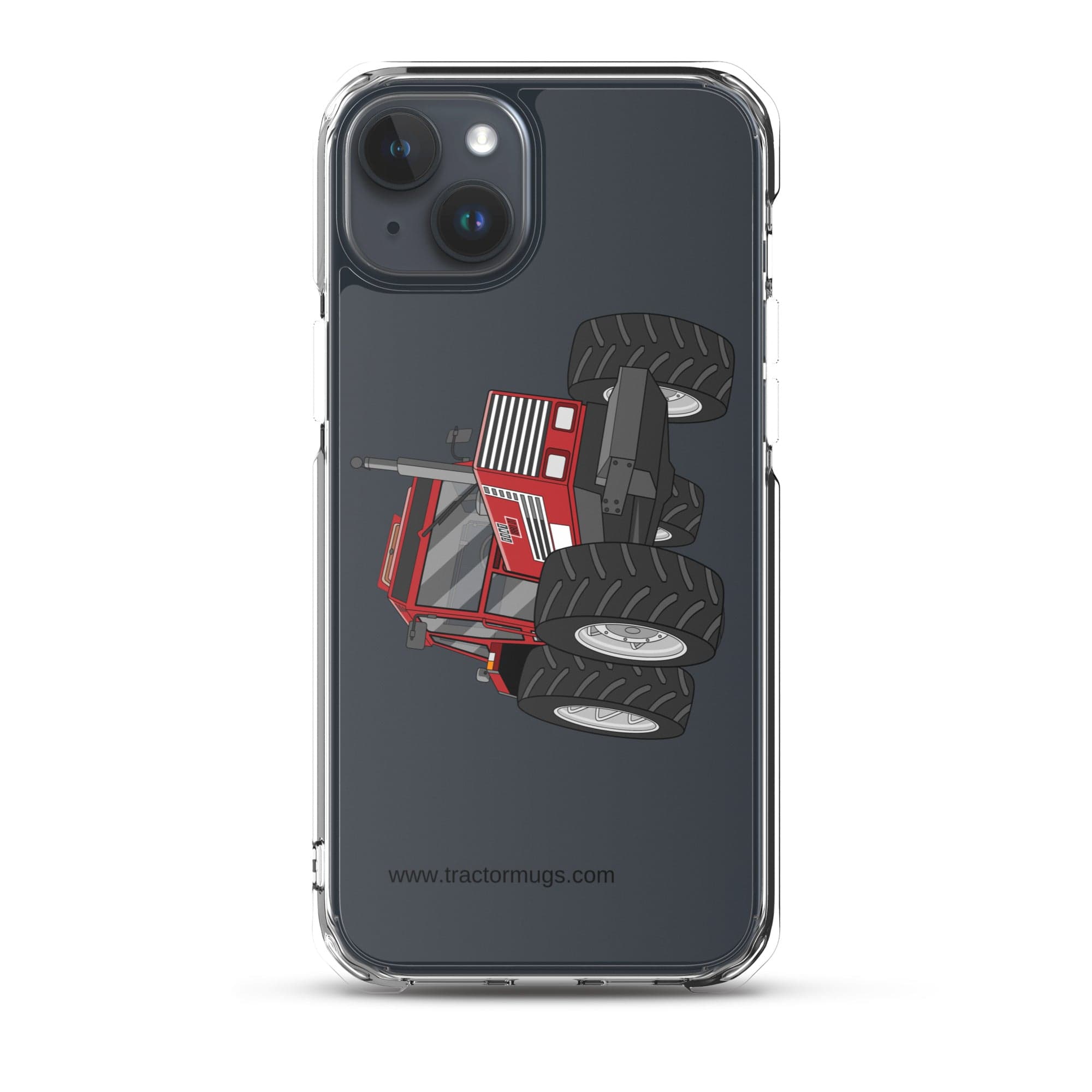 The Tractor Mugs Store iPhone 15 Plus FIAT 1880 4WD | Clear Case for iPhone® Quality Farmers Merch