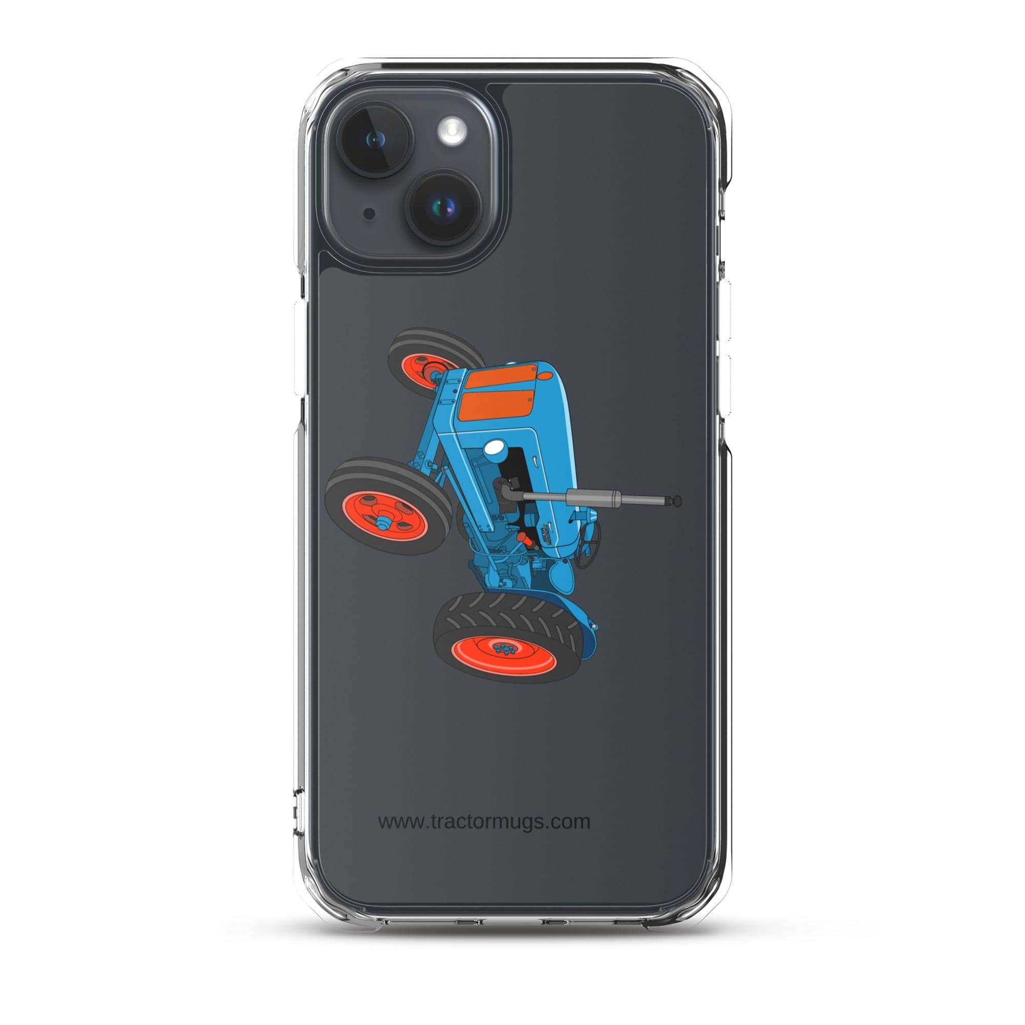 The Tractor Mugs Store iPhone 15 Plus Fordson Super Dexta | Clear Case for iPhone® Quality Farmers Merch