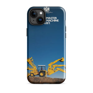 The Tractor Mugs Store iPhone 15 Plus JCB 3CX Sitemaster Advert (1988) | Tough Case for iPhone® Quality Farmers Merch