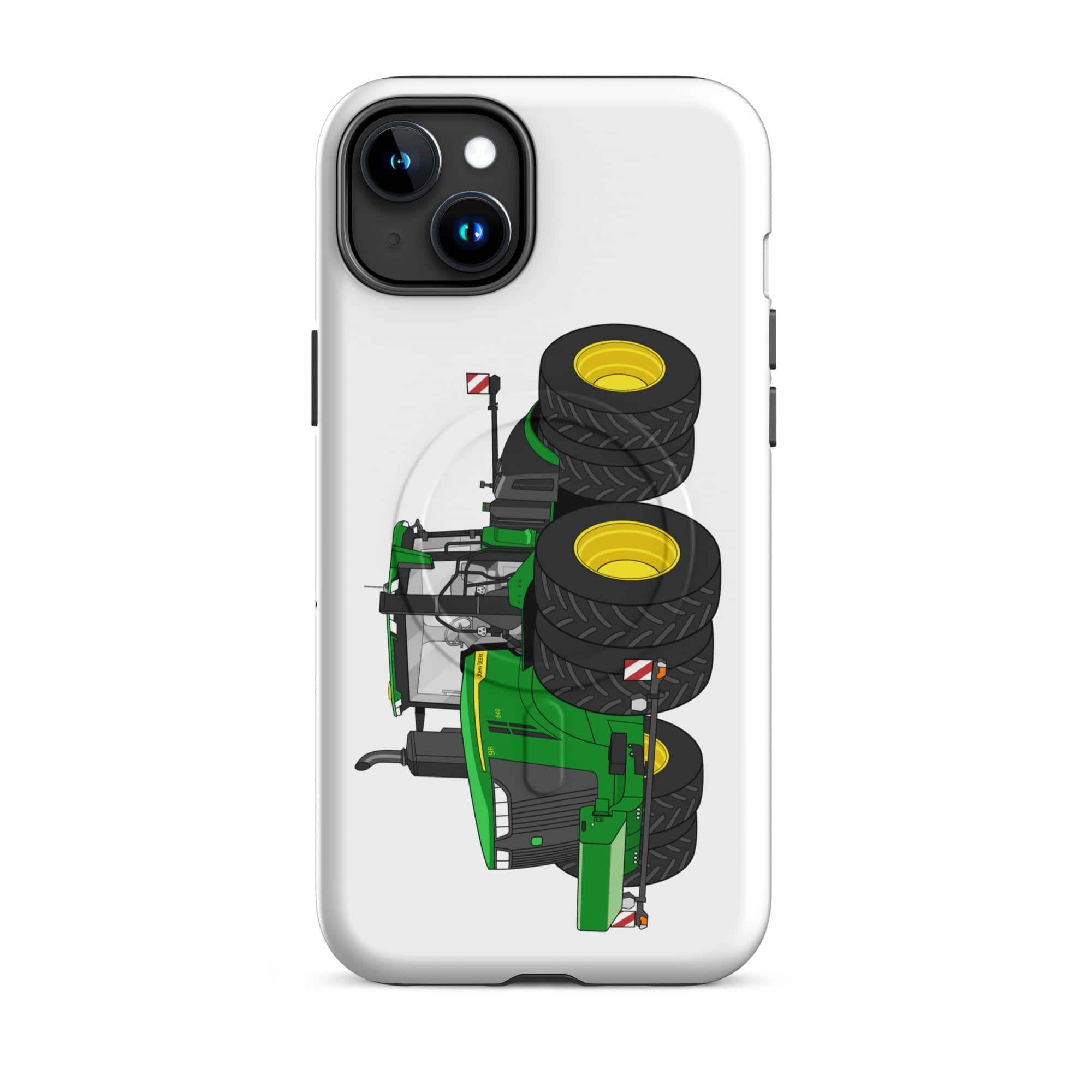 The Tractor Mugs Store iPhone 15 Plus John Deere 9R 640 | MagSafe® tough case for iPhone® Quality Farmers Merch