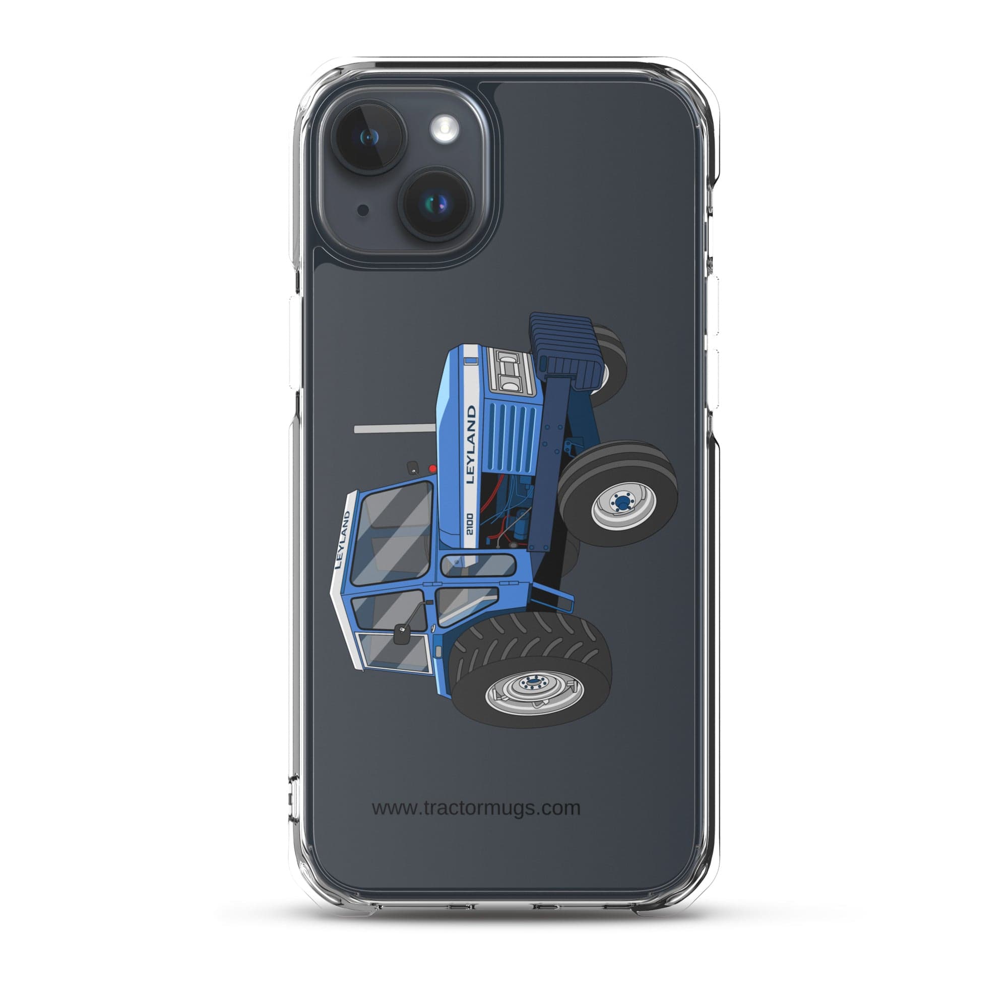 The Tractor Mugs Store iPhone 15 Plus Leyland 2100 | Clear Case for iPhone® Quality Farmers Merch