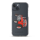 The Tractor Mugs Store iPhone 15 Plus Massey Ferguson 165 | Clear Case for iPhone® Quality Farmers Merch