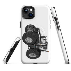 The Tractor Mugs Store iPhone 15 Plus Massey Ferguson 7726S Black Beauty | MagSafe® tough case for iPhone® Quality Farmers Merch