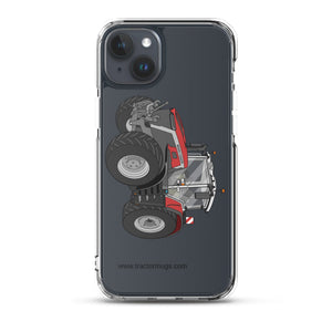 The Tractor Mugs Store iPhone 15 Plus Massey Ferguson 9X | Clear Case for iPhone® Quality Farmers Merch