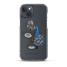 The Tractor Mugs Store iPhone 15 Plus New Holland TM 150 Super Steer | Clear Case for iPhone® Quality Farmers Merch