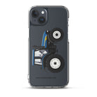The Tractor Mugs Store iPhone 15 Plus New Holland TM 155 | Clear Case for iPhone® Quality Farmers Merch