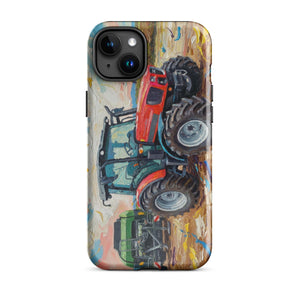 The Tractor Mugs Store iPhone 15 Plus SAME Dorado Natural 70 (Stage V) Splash Art | Tough Case for iPhone® Quality Farmers Merch