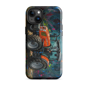 The Tractor Mugs Store iPhone 15 Plus SAME Explorer 105 (Stage V) Splash Art | Tough Case for iPhone® Quality Farmers Merch