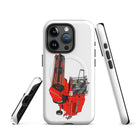 The Tractor Mugs Store iPhone 15 Pro 1994 Massey Ferguson 32 Combine Harvester | MagSafe® tough case for iPhone® Quality Farmers Merch