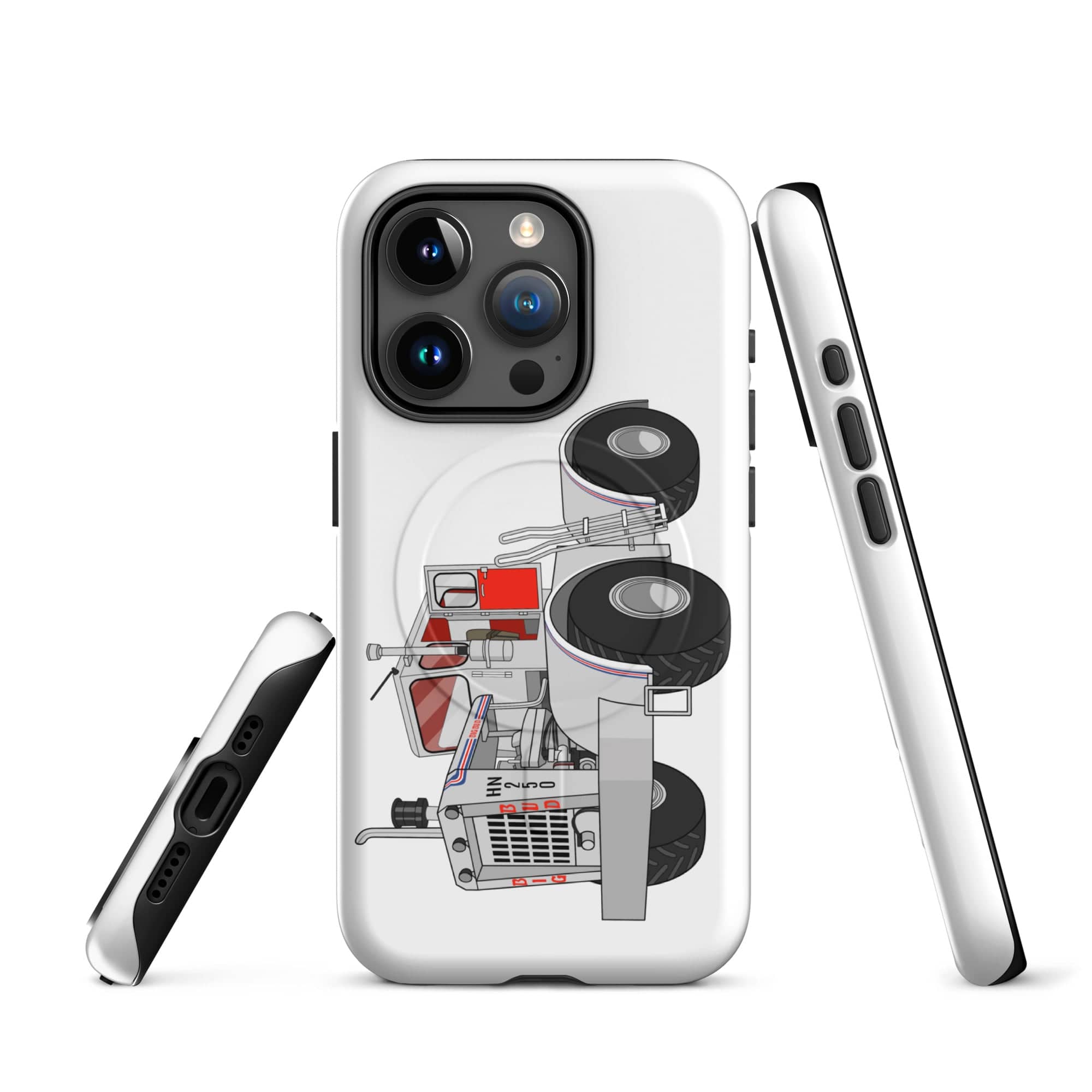 The Tractor Mugs Store iPhone 15 Pro Big Bud Tractor | MagSafe® tough case for iPhone® Quality Farmers Merch