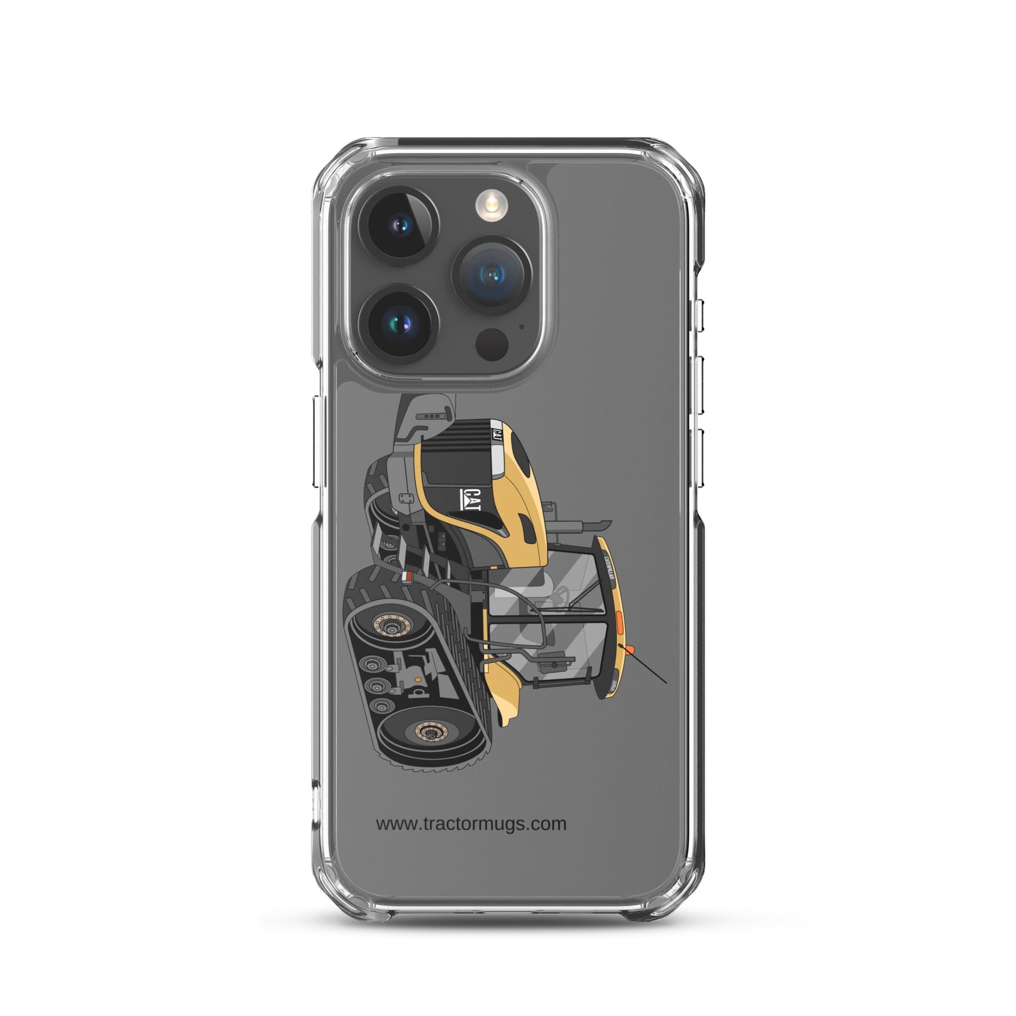 The Tractor Mugs Store iPhone 15 Pro Challenger NT765A Crawler | Clear Case for iPhone® Quality Farmers Merch
