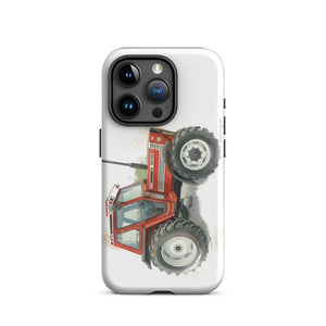 The Tractor Mugs Store iPhone 15 Pro FIAT 90-90 DT Watercolor | Tough Case for iPhone® Quality Farmers Merch