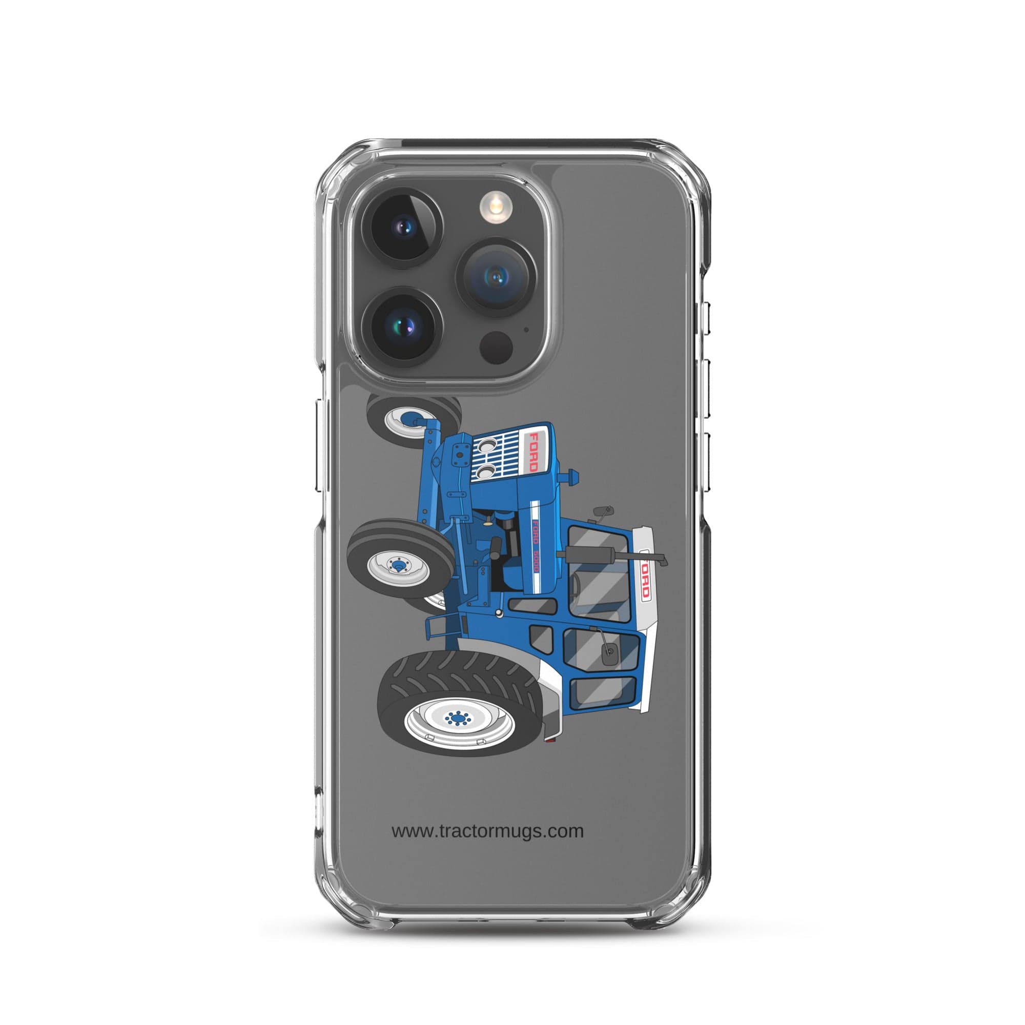 The Tractor Mugs Store iPhone 15 Pro Ford 5000  | Clear Case for iPhone® Quality Farmers Merch