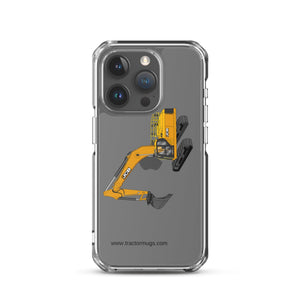 The Tractor Mugs Store iPhone 15 Pro JCB 370 LC | Clear Case for iPhone® Quality Farmers Merch