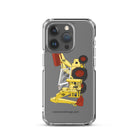 The Tractor Mugs Store iPhone 15 Pro JCB 3C II Backhoe | Clear Case for iPhone® Quality Farmers Merch