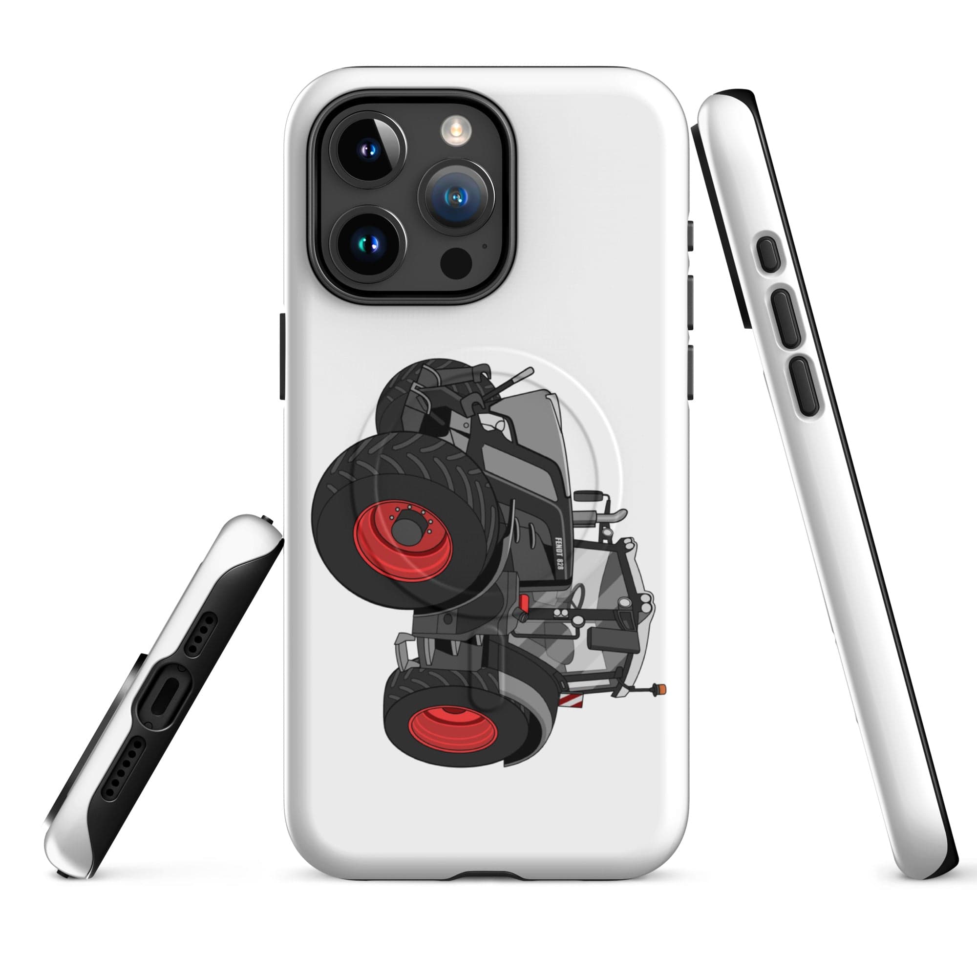 The Tractor Mugs Store iPhone 15 Pro Max Fendt 828 Profi Black Beauty | MagSafe® tough case for iPhone® Quality Farmers Merch