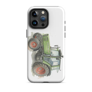 The Tractor Mugs Store iPhone 15 Pro Max Fendt Farmer 308 C Watercolor | Tough Case for iPhone® Quality Farmers Merch