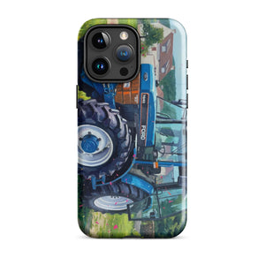 The Tractor Mugs Store iPhone 15 Pro Max Ford 8340 Splash Art | Tough Case for iPhone® Quality Farmers Merch