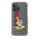 The Tractor Mugs Store iPhone 15 Pro Max JCB 3D (1975) | Clear Case for iPhone® Quality Farmers Merch