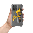 The Tractor Mugs Store iPhone 15 Pro Max JCB 435 Loader | Clear Case for iPhone® Quality Farmers Merch