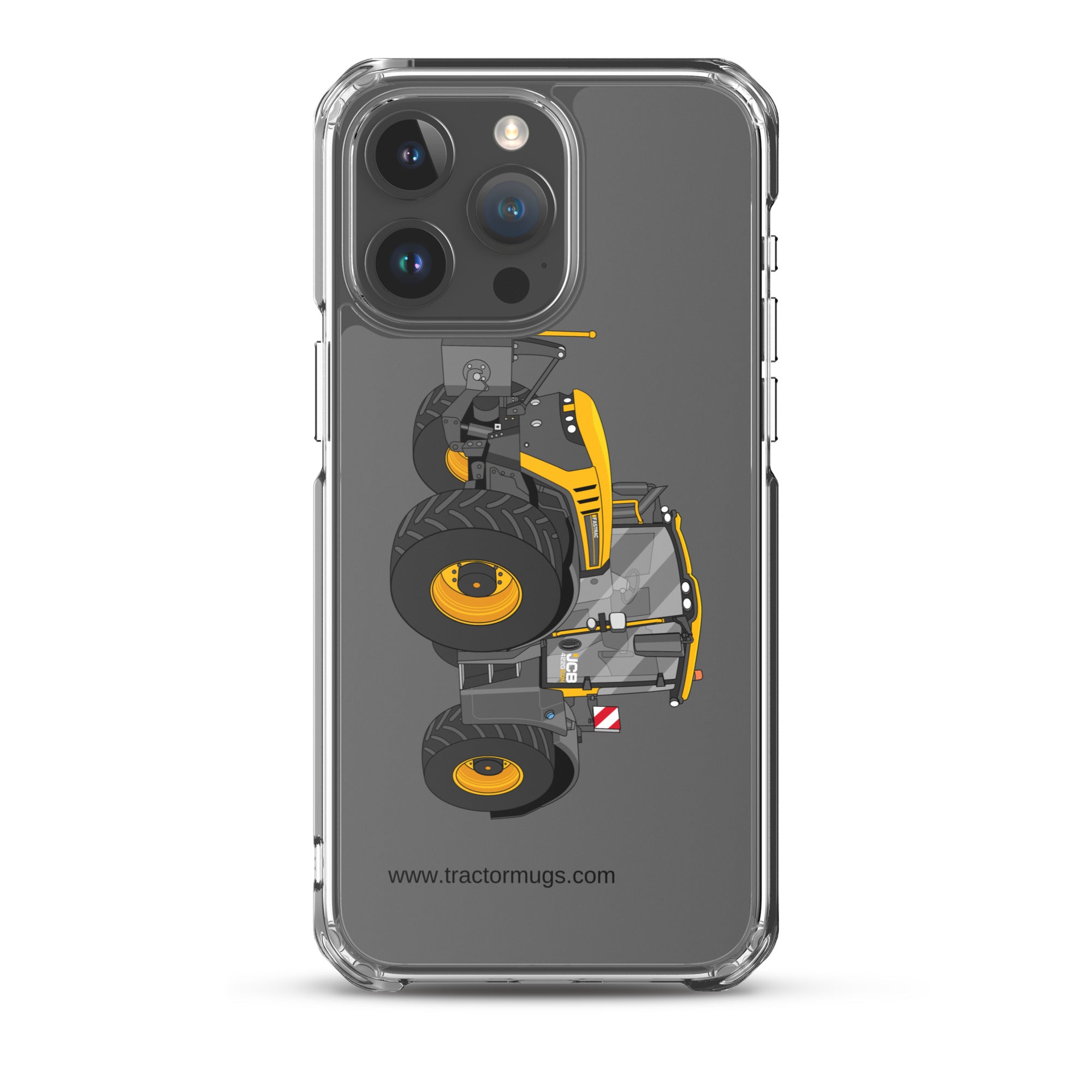 The Tractor Mugs Store iPhone 15 Pro Max JCB Fastrac 4220 Icon | Clear Case for iPhone® Quality Farmers Merch
