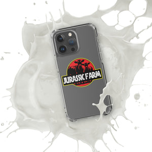 The Tractor Mugs Store iPhone 15 Pro Max JURASSIC FARM | Clear Case for iPhone® Quality Farmers Merch