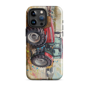 The Tractor Mugs Store iPhone 15 Pro Max McCormick MTX 150 Signature Edition Splash Art | Tough Case for iPhone® Quality Farmers Merch