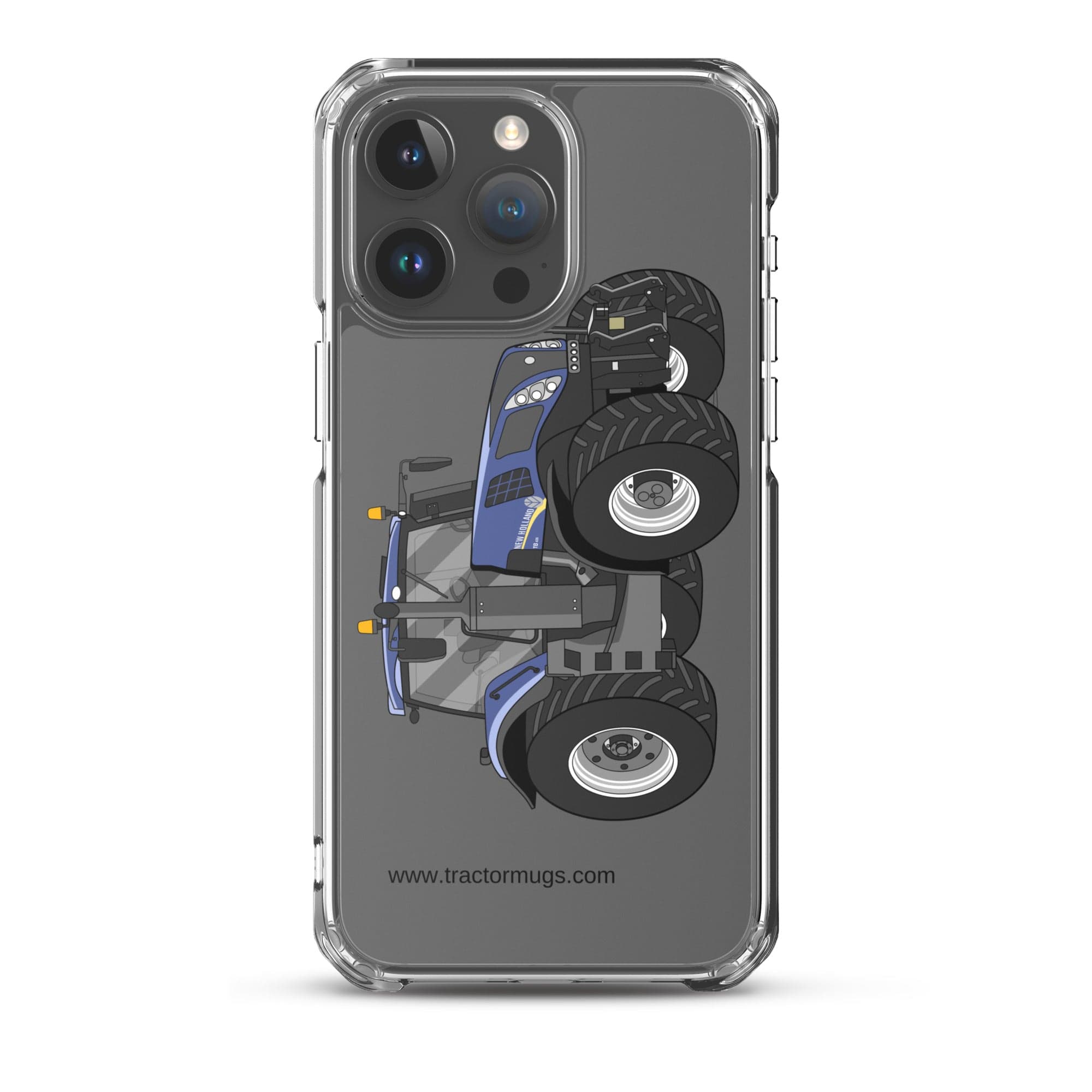 The Tractor Mugs Store iPhone 15 Pro Max New Holland T8 435 | Clear Case for iPhone® Quality Farmers Merch