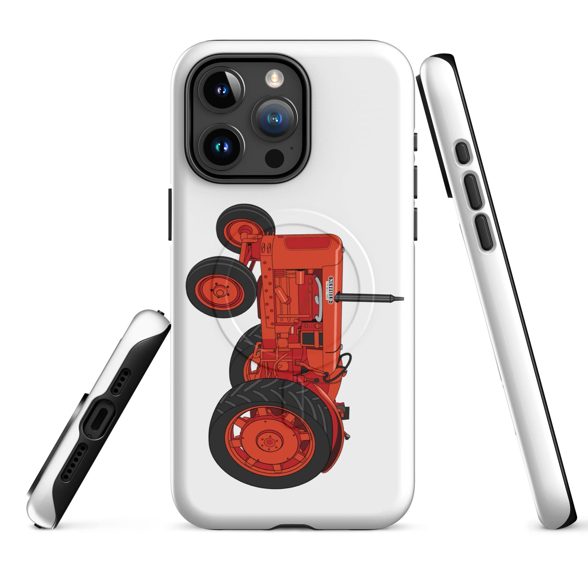 The Tractor Mugs Store iPhone 15 Pro Max Nuffield Universal 4 | MagSafe® tough case for iPhone® Quality Farmers Merch