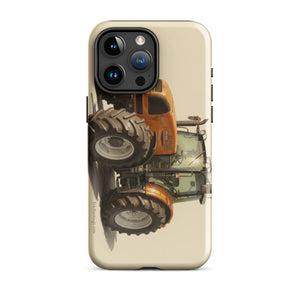 The Tractor Mugs Store iPhone 15 Pro Max Renault ares 696 rz Oil Painting | Tough Case for iPhone® Quality Farmers Merch