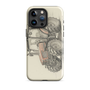 The Tractor Mugs Store iPhone 15 Pro Max SAME Dorado Natural 70 (Stage V) Pencil Sketch | Tough Case for iPhone® Quality Farmers Merch