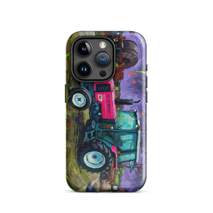The Tractor Mugs Store iPhone 15 Pro Renault 65-32 MX Splash Art | Tough Case for iPhone® Quality Farmers Merch