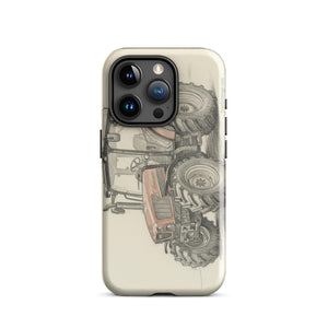 The Tractor Mugs Store iPhone 15 Pro SAME Dorado Natural 70 (Stage V) Pencil Sketch | Tough Case for iPhone® Quality Farmers Merch