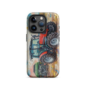 The Tractor Mugs Store iPhone 15 Pro SAME Dorado Natural 70 (Stage V) Splash Art | Tough Case for iPhone® Quality Farmers Merch