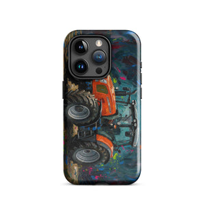 The Tractor Mugs Store iPhone 15 Pro SAME Explorer 105 (Stage V) Splash Art | Tough Case for iPhone® Quality Farmers Merch