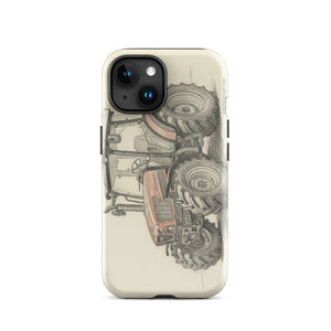 The Tractor Mugs Store iPhone 15 SAME Dorado Natural 70 (Stage V) Pencil Sketch | Tough Case for iPhone® Quality Farmers Merch