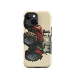 The Tractor Mugs Store iPhone 15 SAME Explorer 105 (Stage V) Oil Painting | Tough Case for iPhone® Quality Farmers Merch