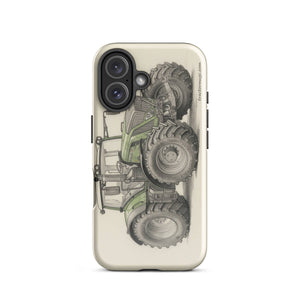 The Tractor Mugs Store iPhone 16 Fendt 930 Vario S4 Pencil Sketch | Tough Case for iPhone® Quality Farmers Merch